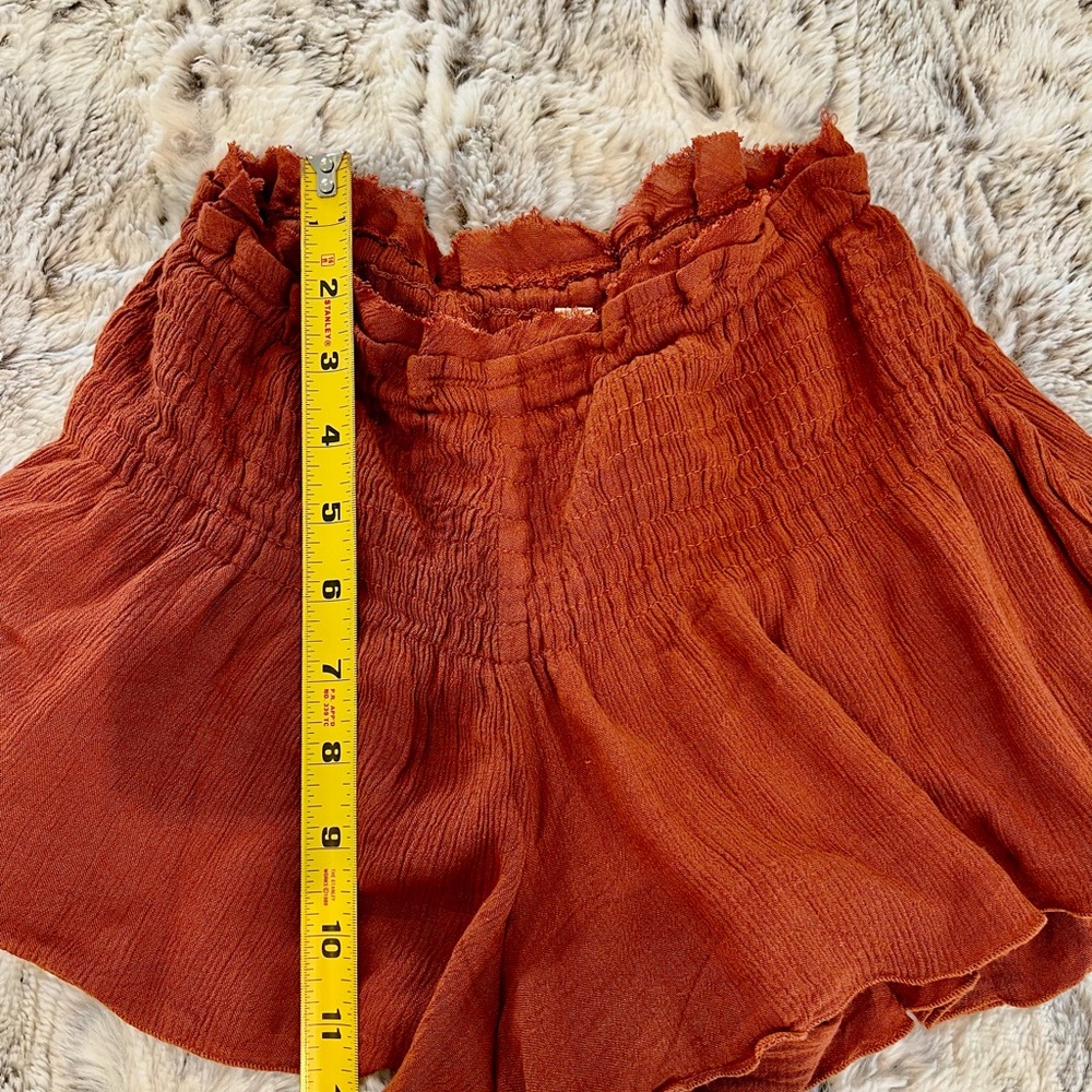 Free People Rust Shorts - Picture 3 of 4